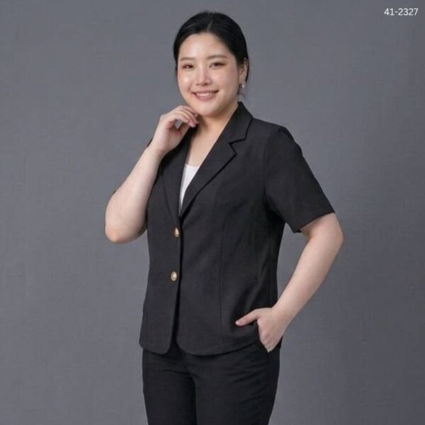 41-2327R (5) เสื้อสูททำงานแขนสั้น