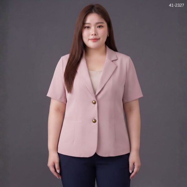 41-2327R (6) เสื้อสูททำงานแขนสั้น