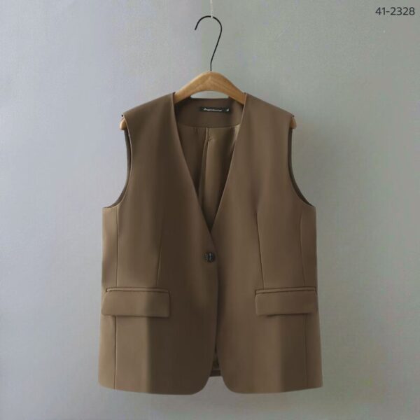 41-2328 (4) เสื้อสูททำงานแขนกุด