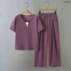 ชุดเช็ตเสื้อกางเกง