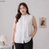 เสื้อแขนกุดคอระบาย
