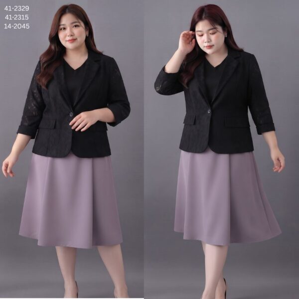 เสื้อคลุมทำงานผ้าลูกไม้