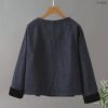 เสื้อคลุมยีนส์แขนยาวทรงสั้น