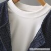 เสื้อคลุมยีนส์แขนยาวทรงสั้น