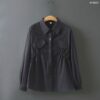 เสื้อเชิ้ตแขนยาวจั้มเอว