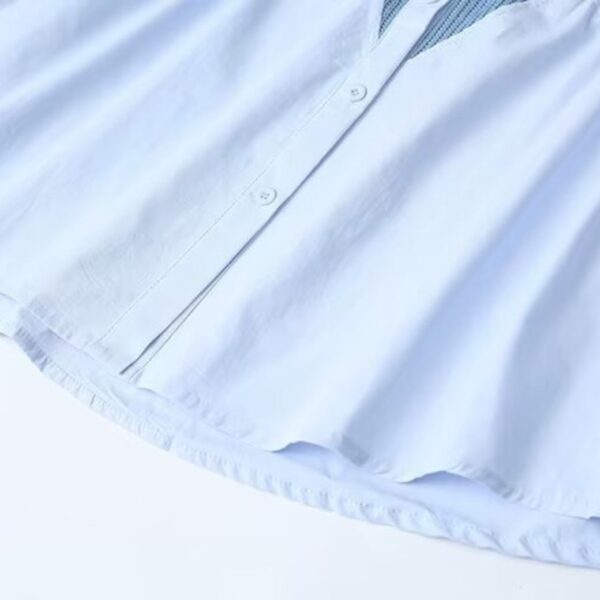 เสื้อเชิ้ตแขนยาวจั้มเอว