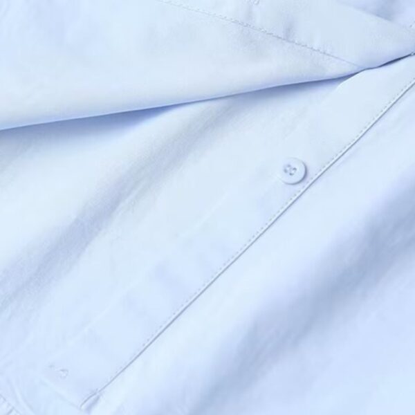 เสื้อเชิ้ตแขนยาวจั้มเอว
