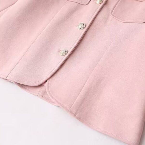 เสื้อคลุมสูททำงานคอกลม