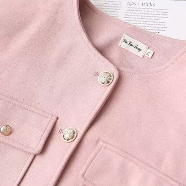 เสื้อคลุมสูททำงานคอกลม