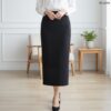 14-2049 (1) กระโปรงทำงานทรงสอบยาว