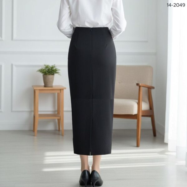 14-2049 (7) กระโปรงทำงานทรงสอบยาว