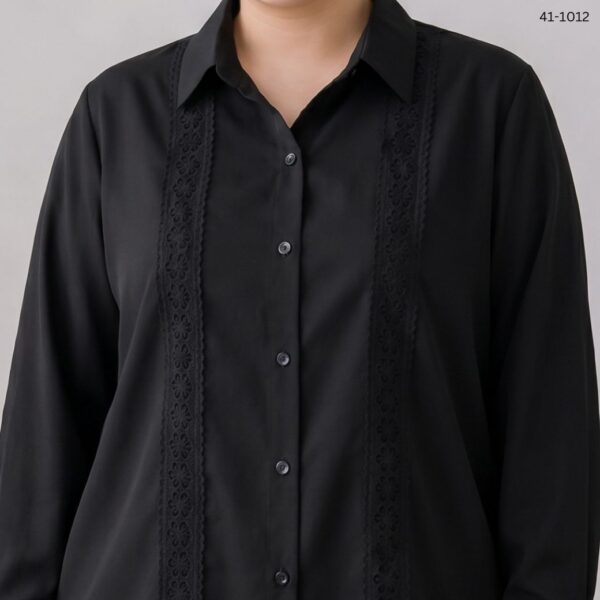 41-1012 (1) เสื้อเชิ้ตทำงานแขนยาว