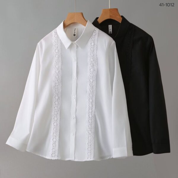 41-1012 (1) เสื้อเชิ้ตทำงานแขนยาว