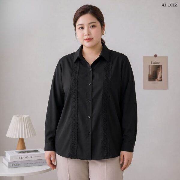 41-1012 (2) เสื้อเชิ้ตทำงานแขนยาว