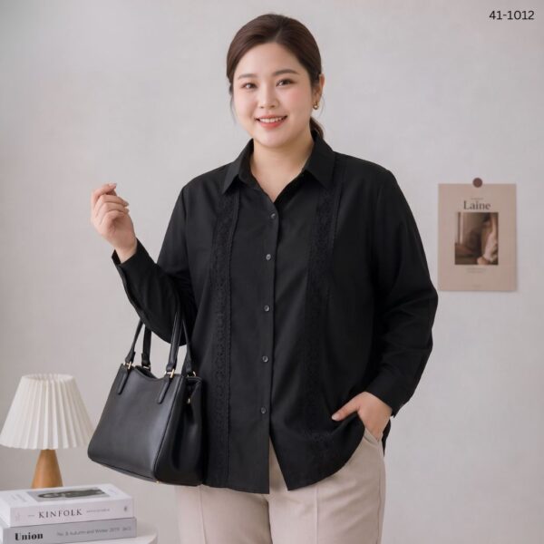 41-1012 (3) เสื้อเชิ้ตทำงานแขนยาว