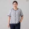 เสื้อคอกลมพิมพ์ลาย