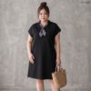 23-1028 (11) เดรสกระโปรงแขนล้ำ