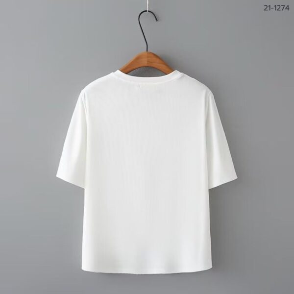 21-1274 (7) เสื้อยืดปักลายจีน