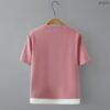21-1278 (6) เสื้อคอวีแต่งกระดุม
