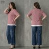 21-1278+11-1427 (4) เสื้อคอวีแต่งกระดุม