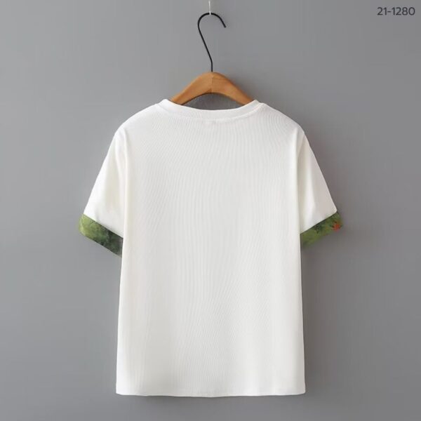 21-1280 (6) เสื้อยืดปักลาย