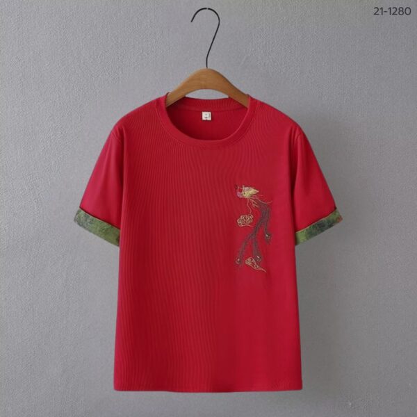 21-1280 (8) เสื้อยืดปักลาย