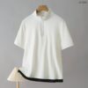 21-1282 21-1282 เสื้อยืดคอปีนมีซิบรูด