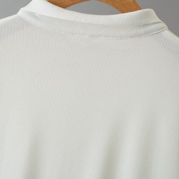 21-1282 (5) เสื้อยืดคอปีนมีซิบรูด
