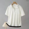 21-1282 (9) เสื้อยืดคอปีนมีซิบรูด