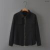 41-1019 (2) เสื้อเชิ๊ตซิปหน้าแขนยาว