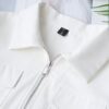 41-1019 (5) เสื้อเชิ๊ตซิปหน้าแขนยาว