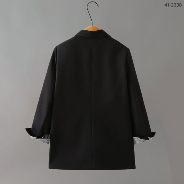 41-2338 (10) เสื้อสูทแต่งลูกไม้ปลายแขน