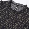 41-3004 (6) เสื้อชีฟองซีทรูแขนกุด