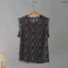 41-3004 (8) เสื้อชีฟองซีทรูแขนกุด