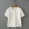 เสื้อลูกไม้แขนสั้น