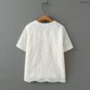เสื้อลูกไม้แขนสั้น