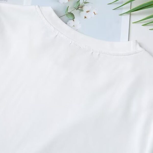 21-1283 (5) เสื้อยืดคอกลมแต่งกระเป๋า