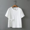 21-1283 (8) เสื้อยืดคอกลมแต่งกระเป๋า