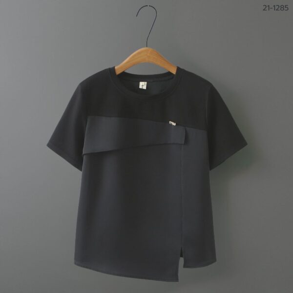 21-1285 (7) เสื้อยืดคอกลมแขนสั้น