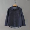 21-1287 (1) เสื้อเชิ้ตยีนส์แขนยาว