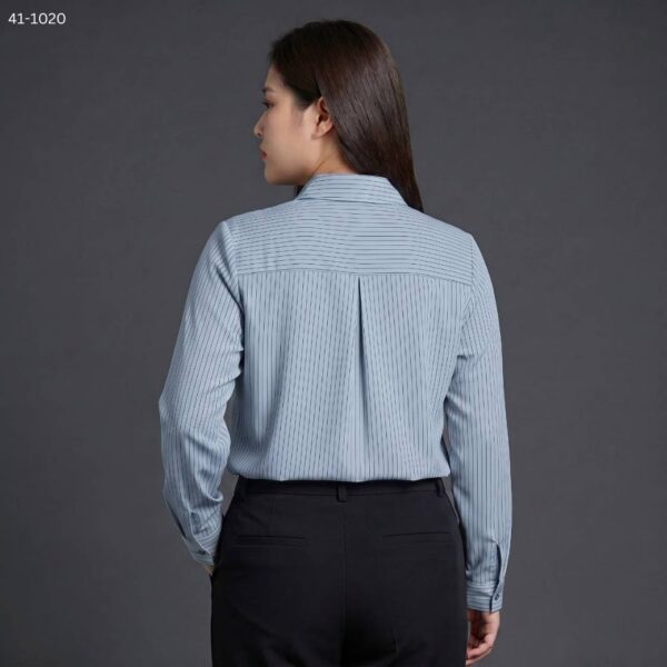 41-1020 (4) เสื้อเชิ้ตทำงาน ลายทาง