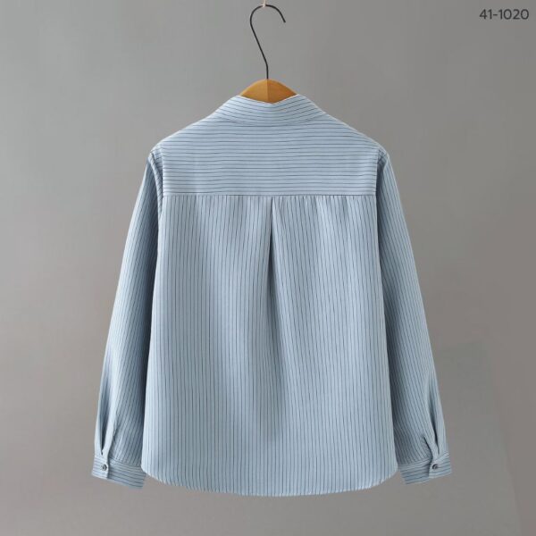41-1020 (4) เสื้อเชิ้ตทำงาน ลายทาง