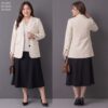 41-2341+41-3006+14-2025 (3) เสื้อคลุมทำงานแขนยาว