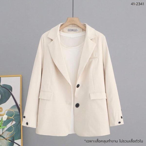 41-2341N (5) เสื้อคลุมทำงานแขนยาว