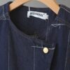 เสื้อคลุมแขนกุดยีนส์