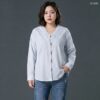 21-1292 (1) เสื้อคอวีแขนยาว