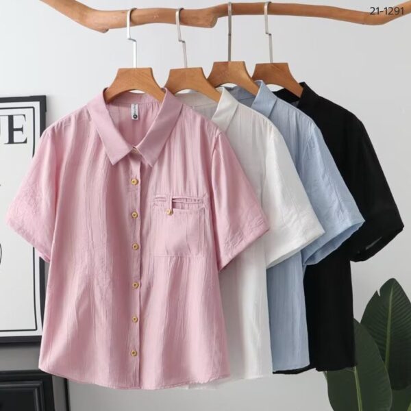 เสื้อเชิ้ตลำลองแขนสั้น