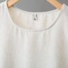 21-1294 (4) เสื้อทูโทนแขนกุดผ้าป่าน