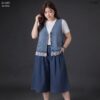 21-1295 (1) เสื้อยีนส์แขนกุด