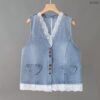 21-1295 (1) เสื้อยีนส์แขนกุด